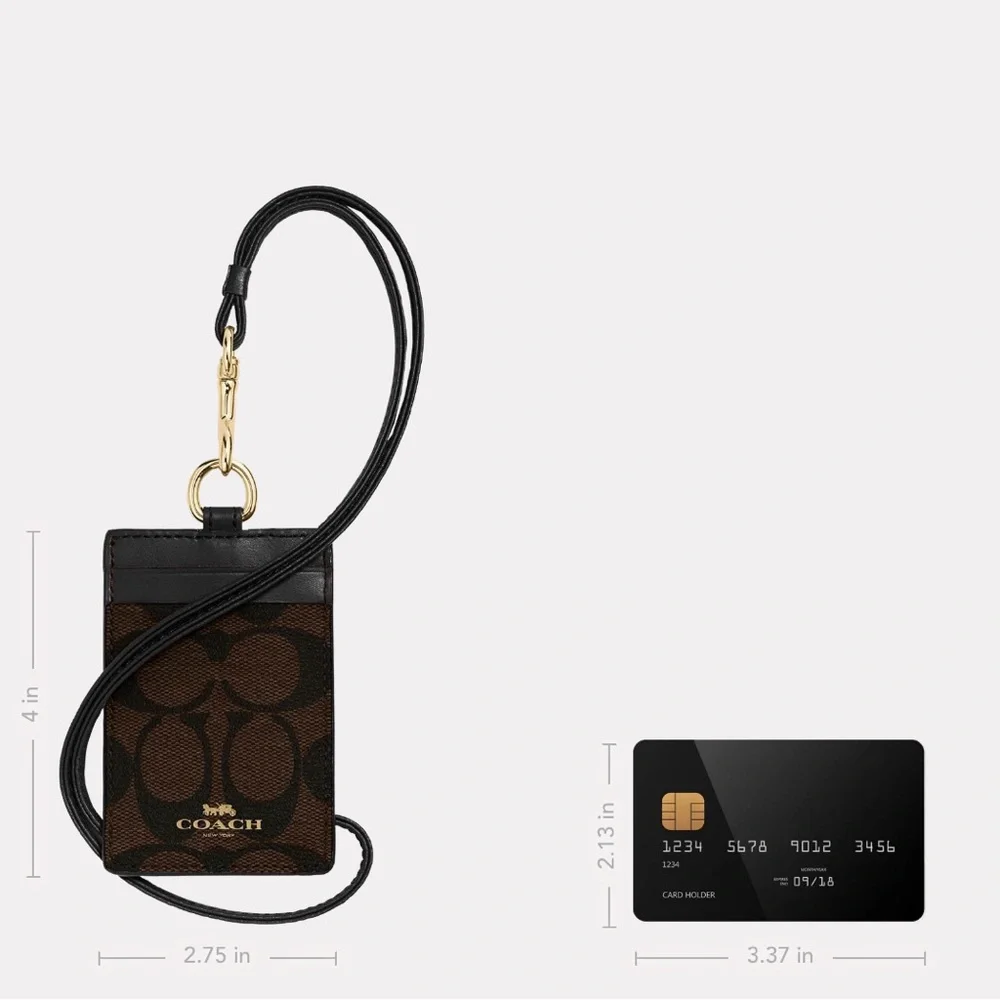 Coach id lanyard